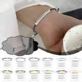 CTDWNT Don't let the tough days win bracelet for women and men, Inspira blue onesize - 45-Degree Angle