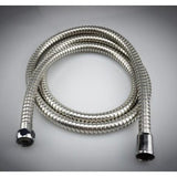 3m Shower Hose - Stainless Steel Shower Hose Silver Silver - Front View