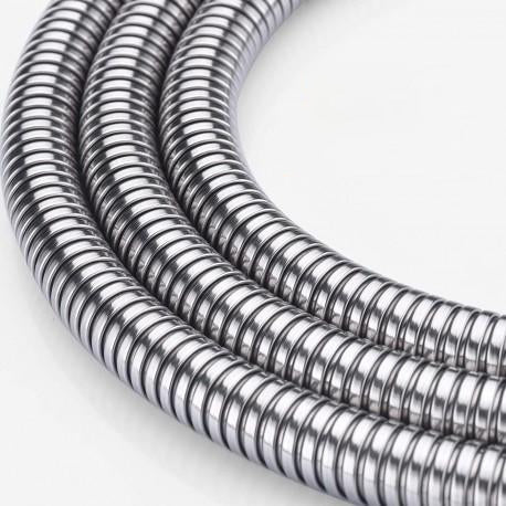 3m Shower Hose - Stainless Steel Shower Hose Silver Silver