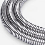 3m Shower Hose - Stainless Steel Shower Hose Silver Silver