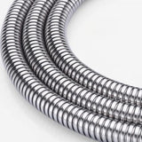 3m Shower Hose - Stainless Steel Shower Hose Silver Silver - Side View