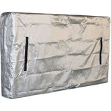 Mattress Storage and Protective Cover for Moving - Waterproof Full Size Mattress Cover, Mattress Protector - 196x38x107cm, grey-..DEBUNS