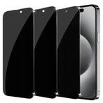 New 3-pack Compatible with iPhone 16 Pro Max Privacy Tempered Glass Screen Protector