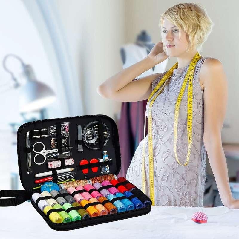 Sewing kit 98 pieces with 24 thread colors, MultiColor