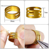 Jewelry Making Mega Kit with Pliers, Wire, Rings, MultiColor - Close-Up Angle