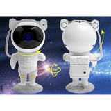 Astronaut Night Light with Remote Control Star Projector Galaxy Light, White - 45-Degree Angle