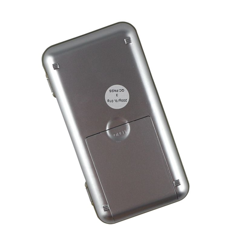 Pocket Scale Digital Jewelry Scale 0.01-200g, Silver