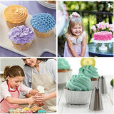 27pcs Pink Tulle Set Liquor Tips Bag Connector, Cake Tool