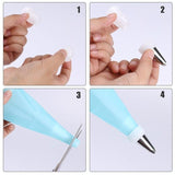 27pcs Pink Tulle Set Liquor Tips Bag Connector, Cake Tool
