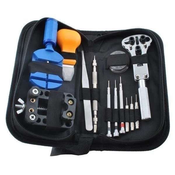 Watch Repair Tool Kit for Battery Replacement and Case Opener, MultiColor