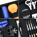 Watch Repair Tool Kit for Battery Replacement and Case Opener, MultiColor - Side View