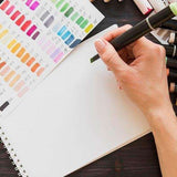 80-Pack Double-Sided MultiColor Marker Pens with Case