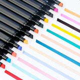 80-Pack Double-Sided MultiColor Marker Pens with Case - Close-Up Angle