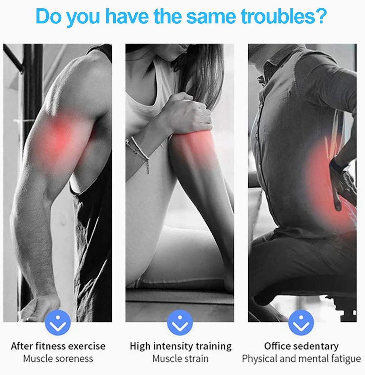 Wireless Massage Gun Black, Muscle Massager for Deep Tissue Relief