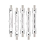 5-pack R7s Halogen Linear Light Bulbs 300W 230V, 118mm