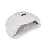 UV LED Nail Lamp 54W with 10s 30s 60s 99s Timer, White - 45-Degree Angle