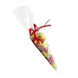 100-Pack Transparent Cellophane Cones and Bags