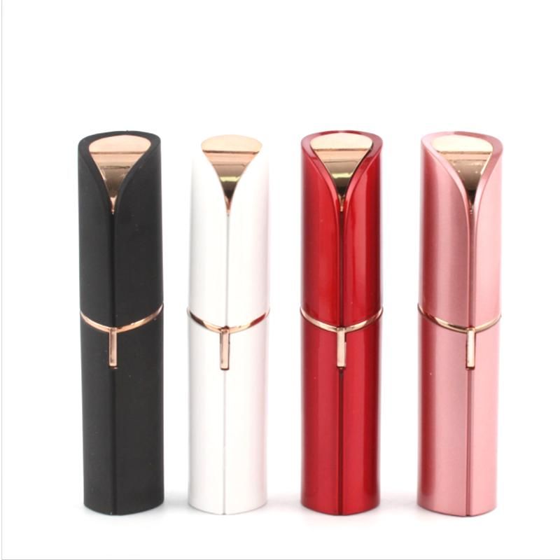 Eyebrow epilator and trimmer for facial, nose, bikini line hair, white