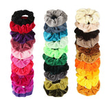 36pcs MultiColor Velvet Hair Scrunchies, Hair Ties, Hair Bands