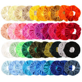 36pcs MultiColor Velvet Hair Scrunchies, Hair Ties, Hair Bands