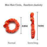 36pcs MultiColor Velvet Hair Scrunchies, Hair Ties, Hair Bands - Low Angle