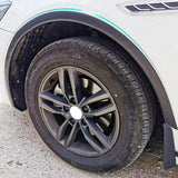1.5m Universal Fender Flares Car Wheel Arch Mudguards, Black - Rear View