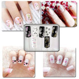 10 Sheets Self-Adhesive Nail Decorations Multi-Color - Front View