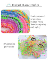 28,000 Pieces Super Large Loom Bands Kit with Accessories, Multi-Color - Rear View