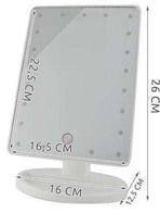 LED Makeup Mirror Adjustable with Lights, White