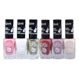 Nail kit with polish, rhinestones, and stickers, MultiColor decoration kit