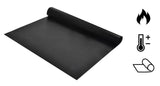 6-Pack Non Stick Grill Mat Oven Mat Baking Mat, 40x33cm, Black