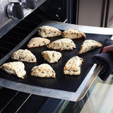 6-Pack Non Stick Grill Mat Oven Mat Baking Mat, 40x33cm, Black - Close-Up Angle
