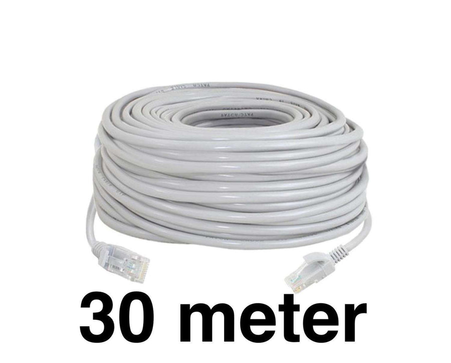 30m Cat5e Ethernet Cable, Grey