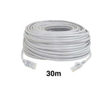 30m Cat5e Ethernet Cable, Grey