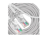 30m Cat5e Ethernet Cable, Grey - Rear View