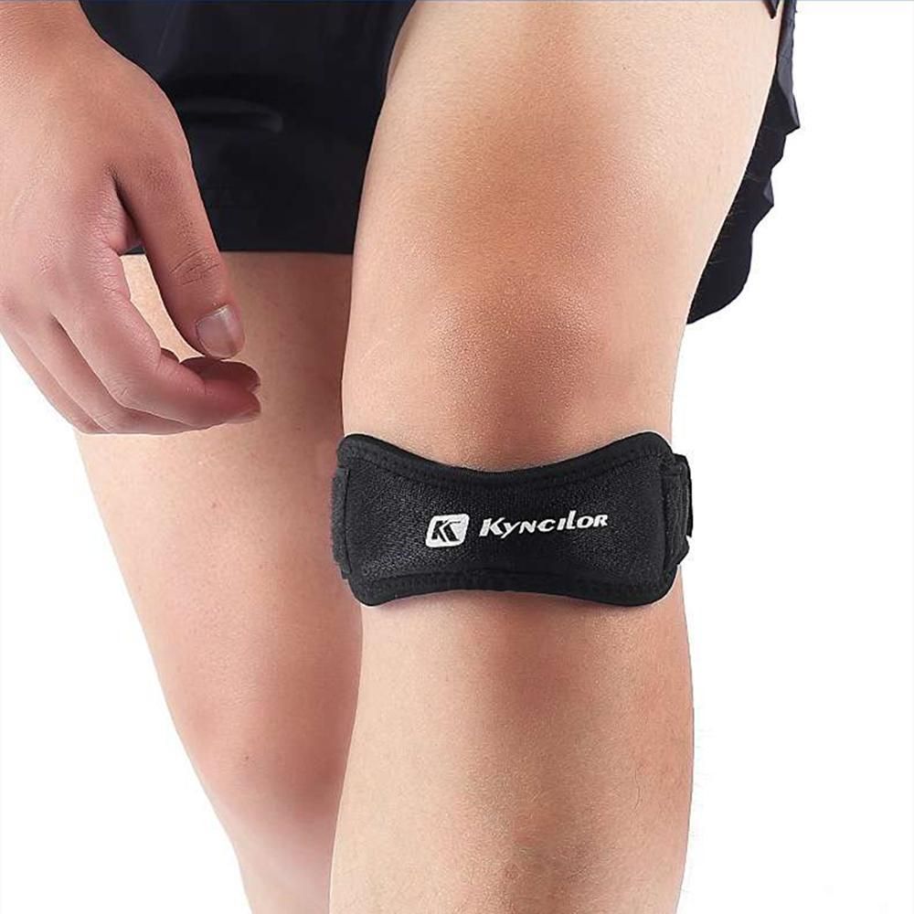 2-pack Black Knee Pads, Adjustable Knee Strap for Running, Compatible with Nike