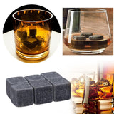 Whiskey Stones 9-pack, Grey Whiskey Ice Cubes