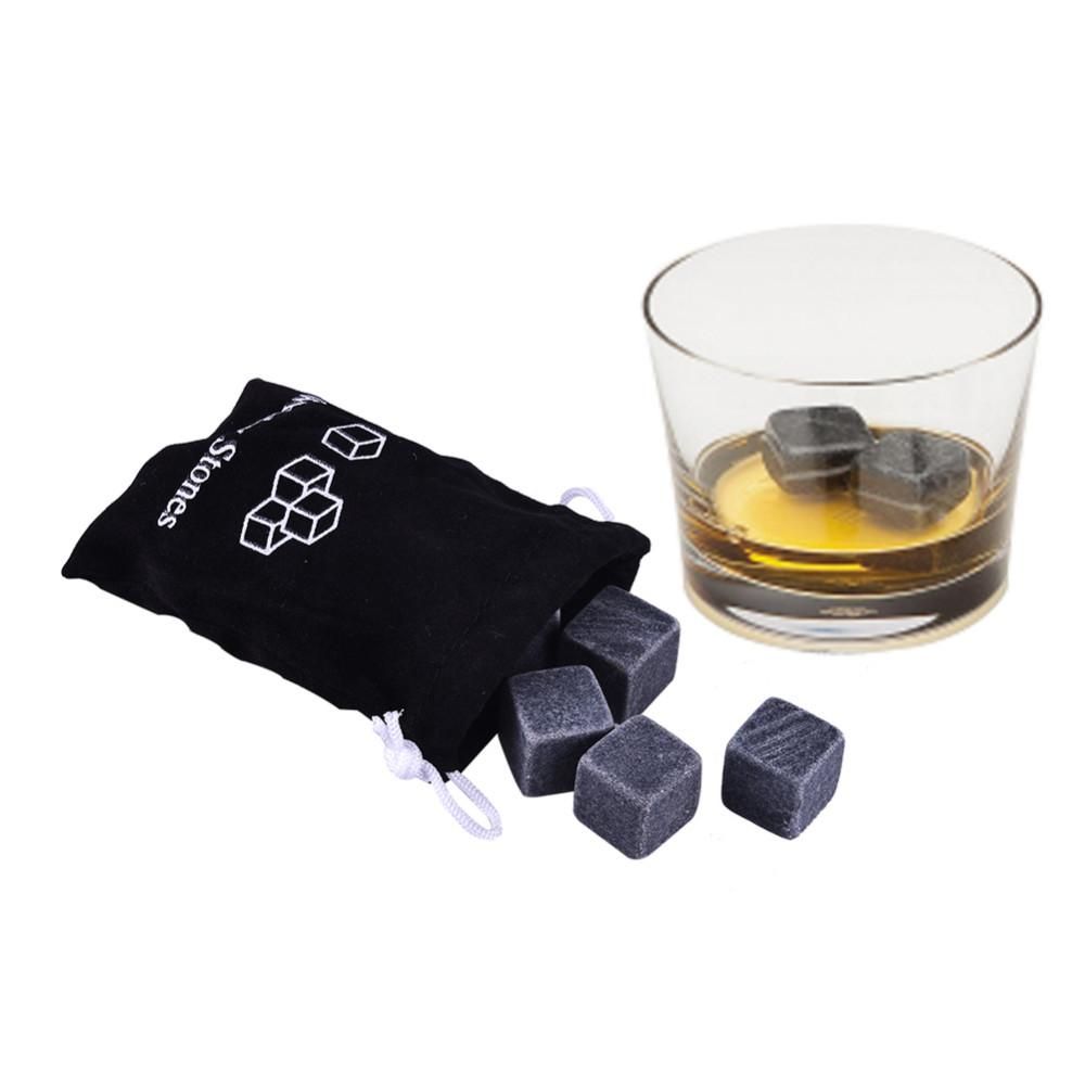 Whiskey Stones 9-pack, Grey Whiskey Ice Cubes