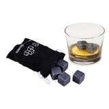 Whiskey Stones 9-pack, Grey Whiskey Ice Cubes - Side View