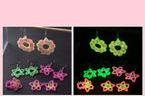 Glow in the Dark Bead Set DIY Kit with Wire and Accessories, Multicolor - Rear View