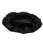 Satin Sleep Cap Black, One Size