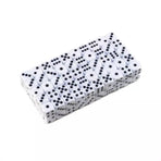 100-Pack White Six-Sided Dice for Party Game Puzzle