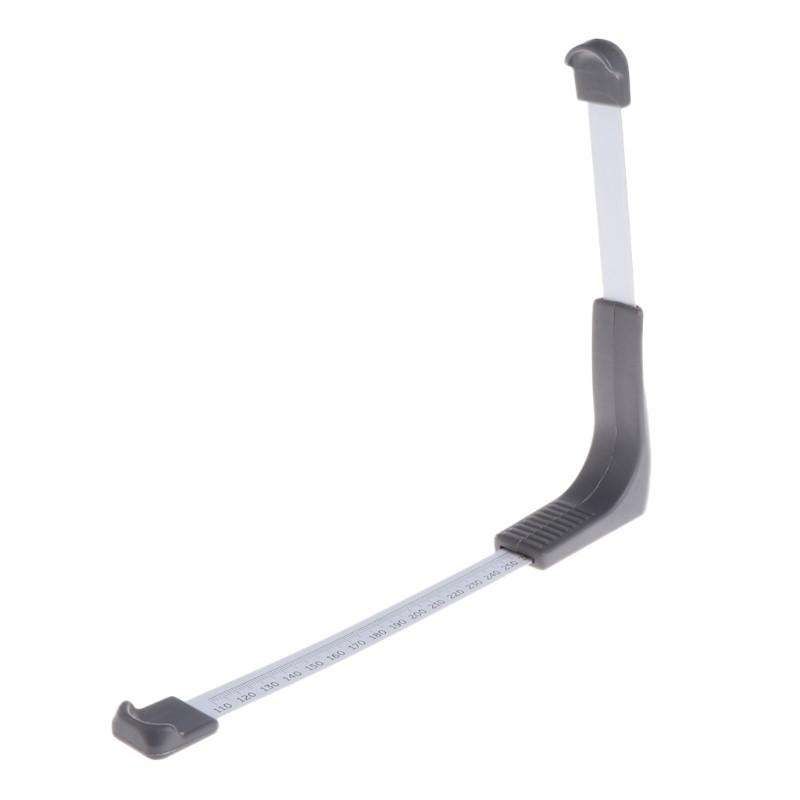 Shoe size measuring stick, foot measurer for shoes, grey