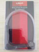 Shoe size measuring stick, foot measurer for shoes, grey