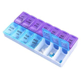 14 Compartment Medical Tablet Case, Multicolor Dosette L