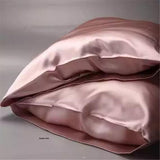 Satin pillowcase 2-pack, 50 x 66cm White - Top-Down View