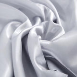 Satin pillowcase 2-pack light gray, 50 x 66cm - Top-Down View