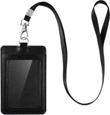 Elegant Black ID Card Holder and Name Badge