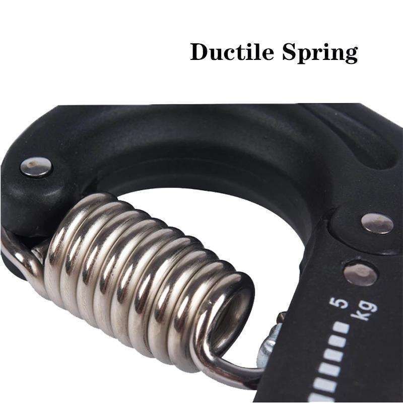 5-60kg Adjustable Hand Grip Strength Trainer, Black