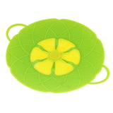 Silicone Overcooking Protection Multi Lid, Green - Front View